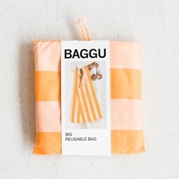 NWT Baby Baggu - Tangerine Wide Stripe - Picture 5 of 5